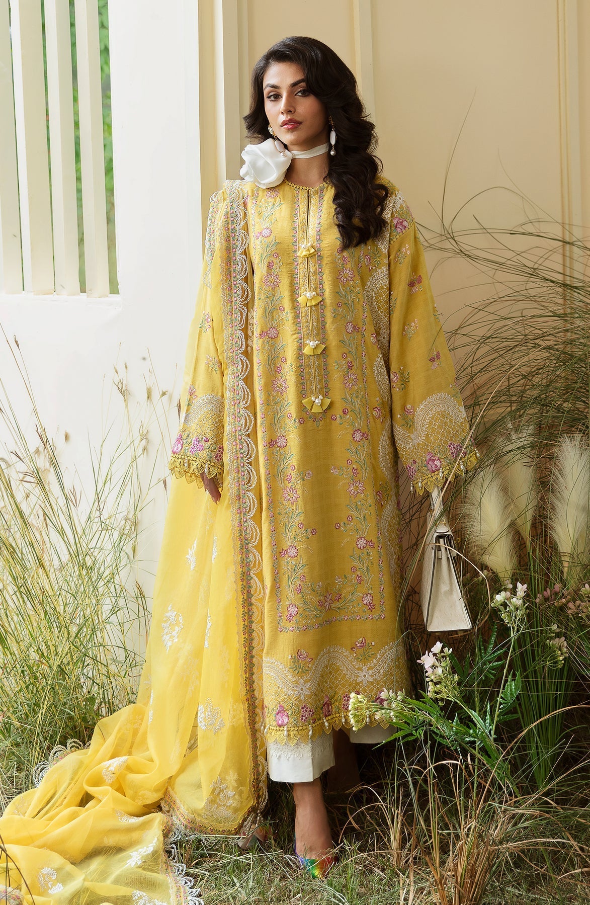 Zevk | Flora Festive Lawn | LUMANI - by - Libasekhas UK - Registered Vendor of : Zevk - 100% Original Designer Dresss