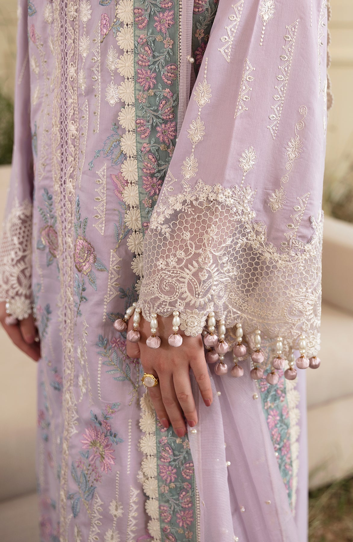 Zevk | Flora Festive Lawn | FLORA - by - Libasekhas UK - Registered Vendor of : Zevk - 100% Original Designer Dresss