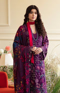Zevk | Flora Festive Lawn | FUCHSIA - by - Libasekhas UK - Registered Vendor of : Zevk - 100% Original Designer Dresss