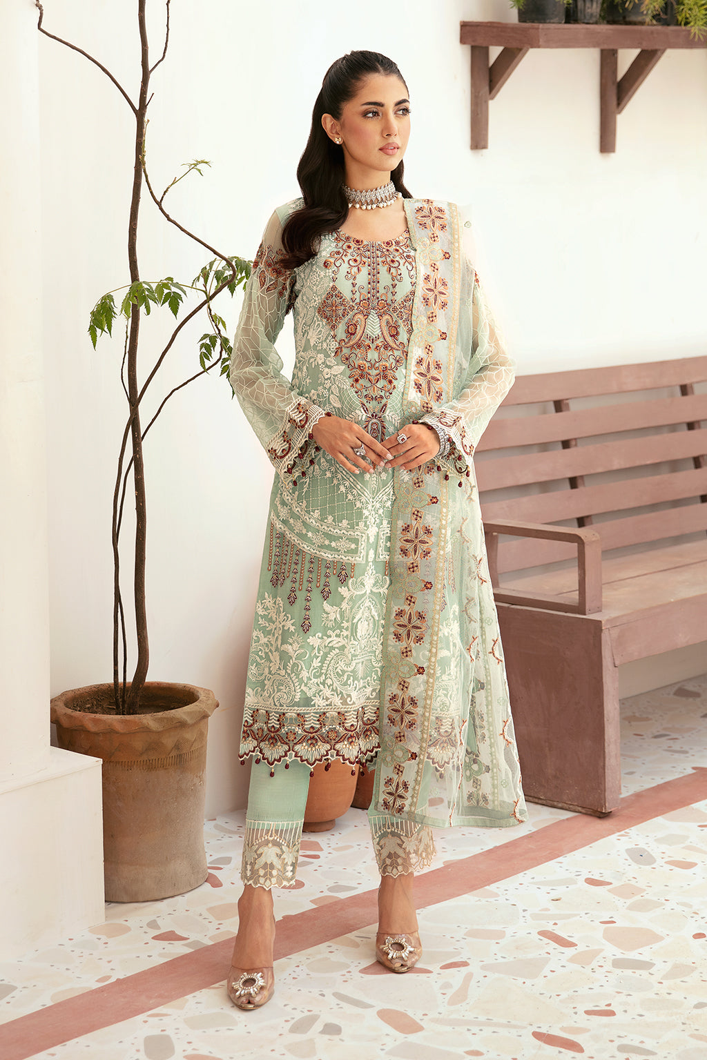 Ramsha | Ramsha Collection | F-2607 - by Libasekhas UK - Registered Vendor of : Ramsha - 100% Original Designer Dress
