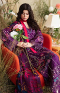 Zevk | Flora Festive Lawn | FUCHSIA - by - Libasekhas UK - Registered Vendor of : Zevk - 100% Original Designer Dresss
