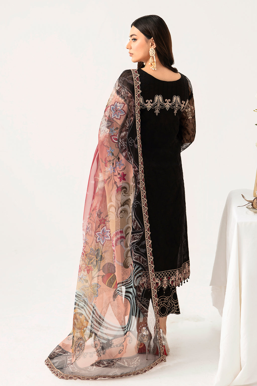 Ramsha | Minhal Organza Collection | M-1105 - by - Libasekhas UK - Registered Vendor of : Ramsha - 100% Original Designer Dresss