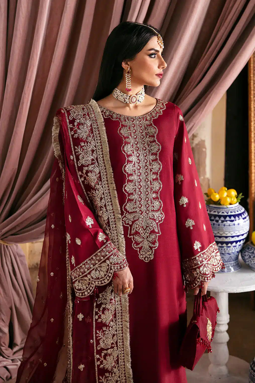 Saad Shaikh | Singhar Festive 23 | Raqs - by - Libasekhas UK - Registered Vendor of : Saad Shaikh - 100% Original Designer Dresss