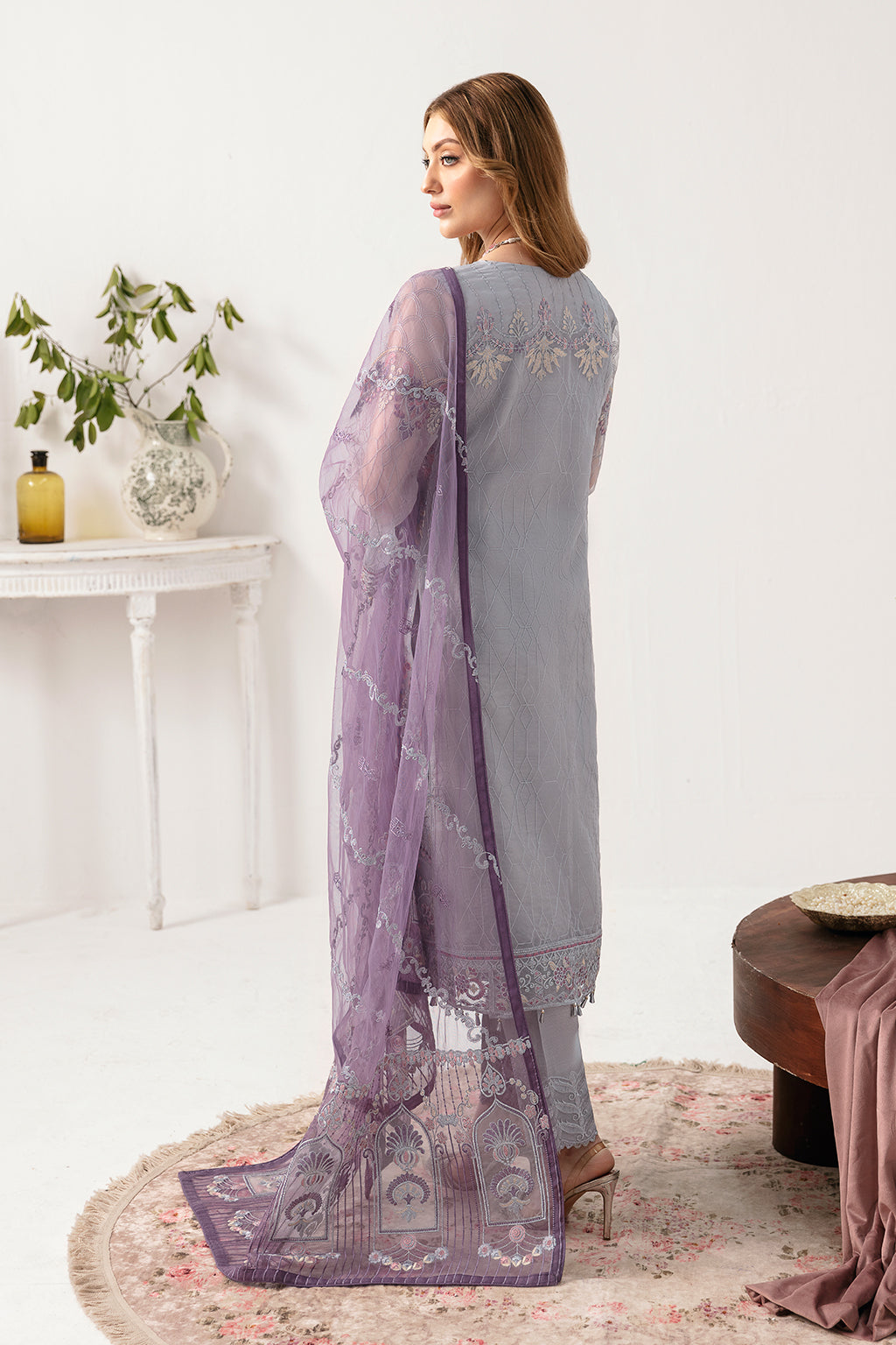 Ramsha | Minhal Organza Collection | M-1104 - by - Libasekhas UK - Registered Vendor of : Ramsha - 100% Original Designer Dresss
