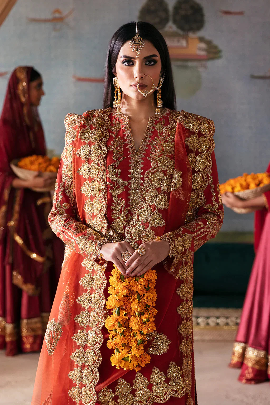 Saad Shaikh | Singhar Festive 23 | Rani - by - Libasekhas UK - Registered Vendor of : Saad Shaikh - 100% Original Designer Dresss