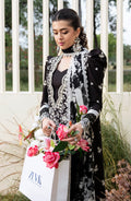 Zevk | Flora Festive Lawn | DUSK - by - Libasekhas UK - Registered Vendor of : Zevk - 100% Original Designer Dresss