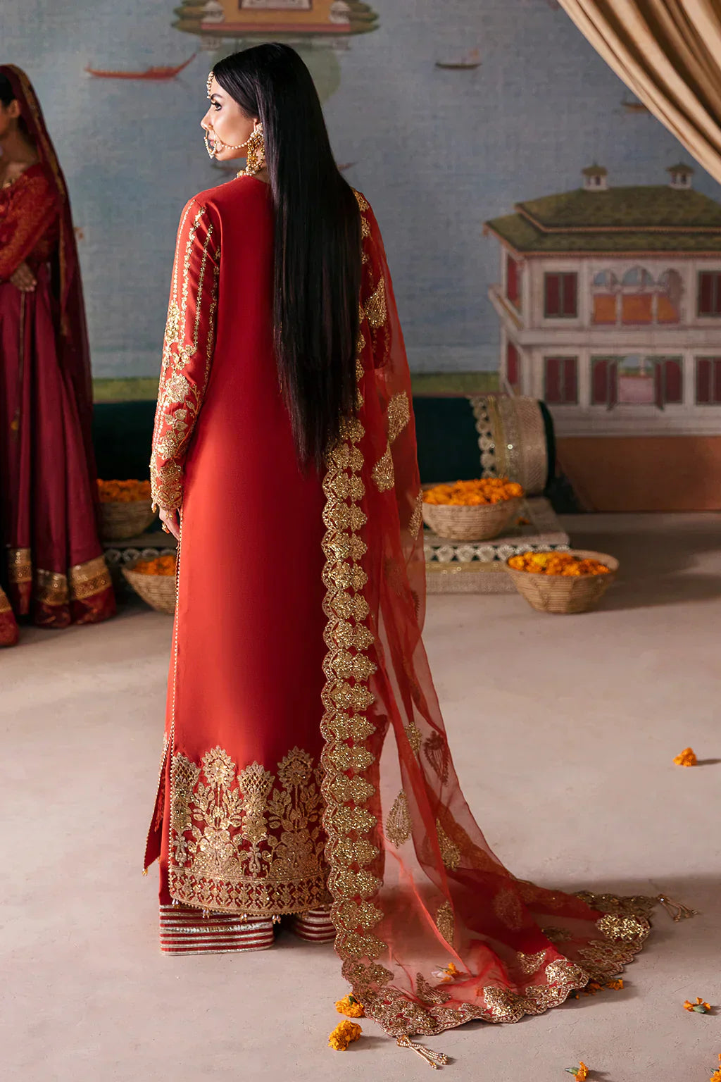 Saad Shaikh | Singhar Festive 23 | Rani - by - Libasekhas UK - Registered Vendor of : Saad Shaikh - 100% Original Designer Dresss