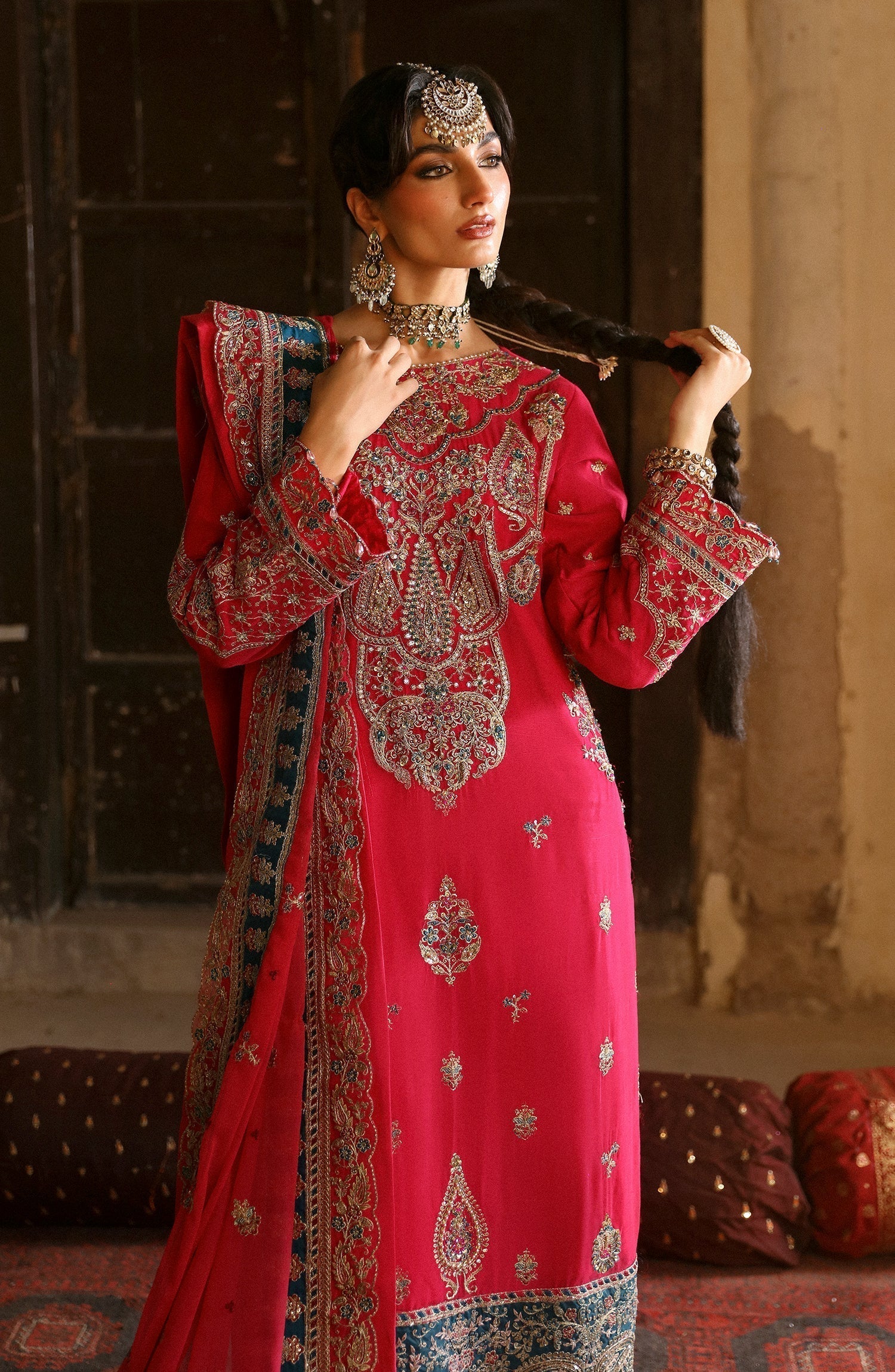 Emaan Adeel | Devdas Formals | SAANVI - by - Libasekhas UK - Registered Vendor of : Emaan Adeel - 100% Original Designer Dresss