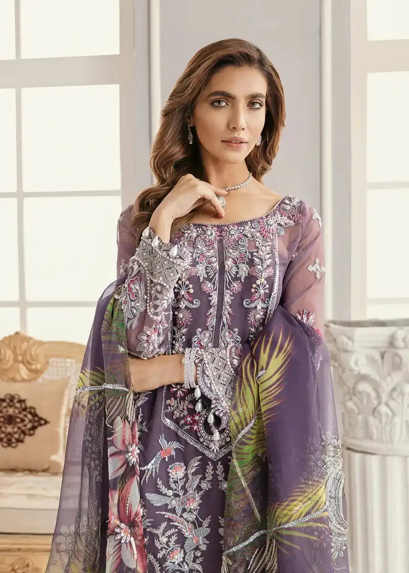 Akbar Aslam | Formal Collection | Lupine - by - Libasekhas UK - Registered Vendor of : Akbar Aslam - 100% Original Designer Dresss