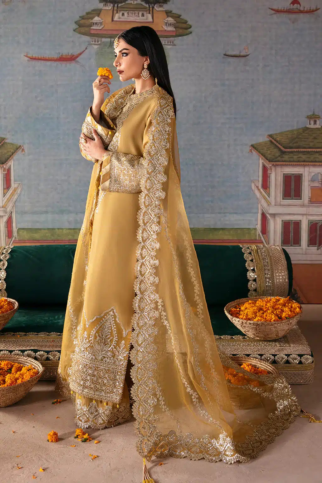 Saad Shaikh | Singhar Festive 23 | Mayal - by - Libasekhas UK - Registered Vendor of : Saad Shaikh - 100% Original Designer Dresss