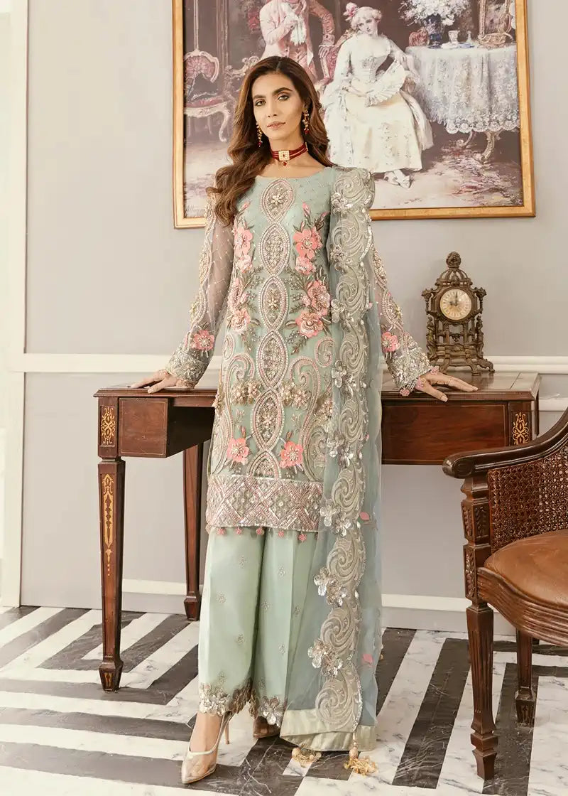 Akbar Aslam | Formal Collection | Angelica - by - Libasekhas UK - Registered Vendor of : Akbar Aslam - 100% Original Designer Dresss