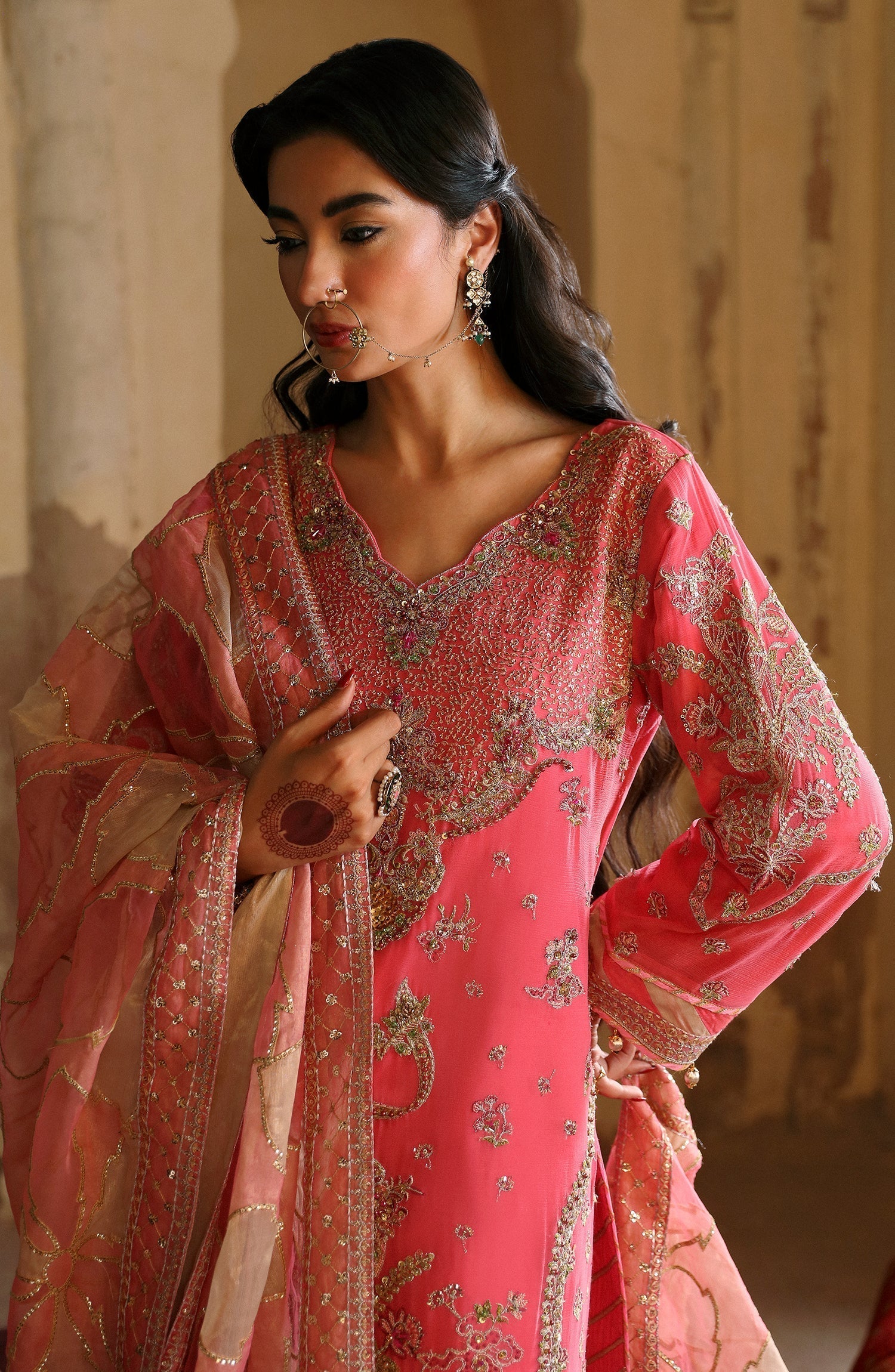 Emaan Adeel | Devdas Formals | ZAARBAKHT - by - Libasekhas UK - Registered Vendor of : Emaan Adeel - 100% Original Designer Dresss