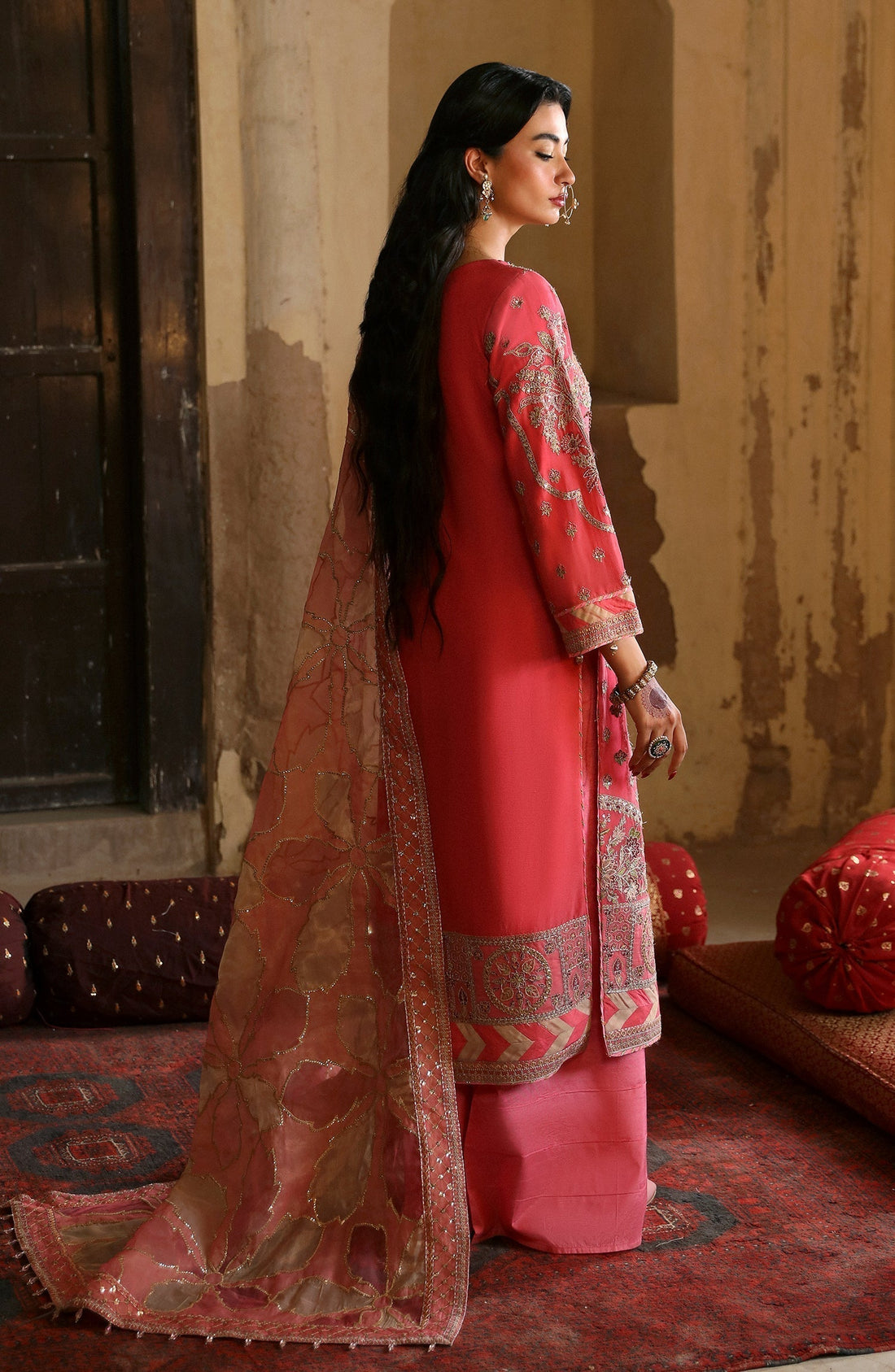 Emaan Adeel | Devdas Formals | ZAARBAKHT - by - Libasekhas UK - Registered Vendor of : Emaan Adeel - 100% Original Designer Dresss