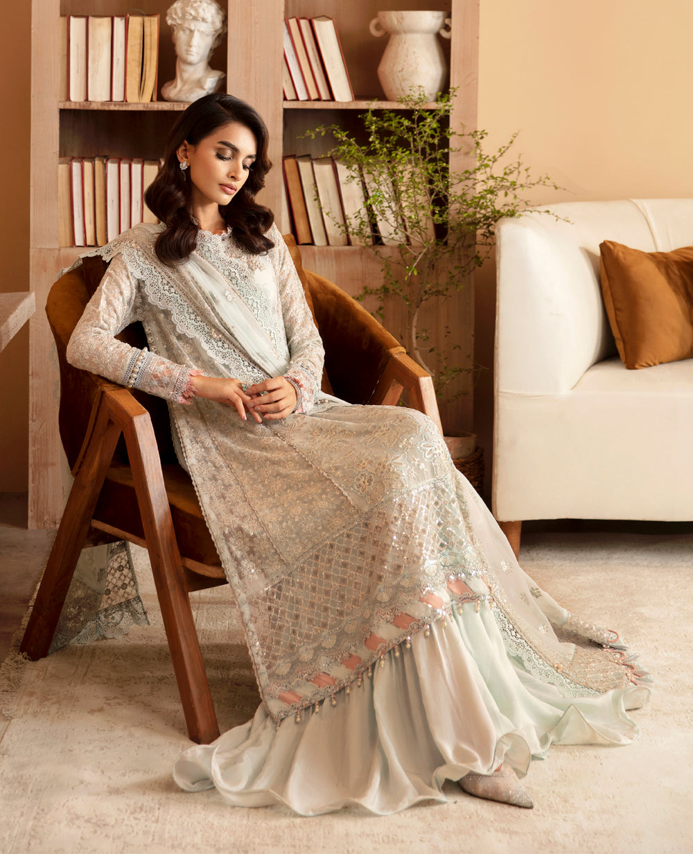 Xenia Formals | Raahi Luxury Formals | SYLVAN - by - Libasekhas UK - Registered Vendor of : Xenia Formals - 100% Original Designer Dresss