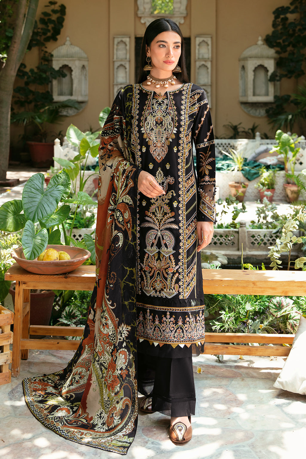 Ramsha | Mashaal Luxury Lawn | L-805 - by - Libasekhas UK - Registered Vendor of : Ramsha - 100% Original Designer Dresss