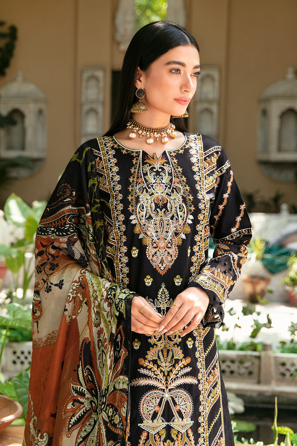 Ramsha | Mashaal Luxury Lawn | L-805 - by - Libasekhas UK - Registered Vendor of : Ramsha - 100% Original Designer Dresss