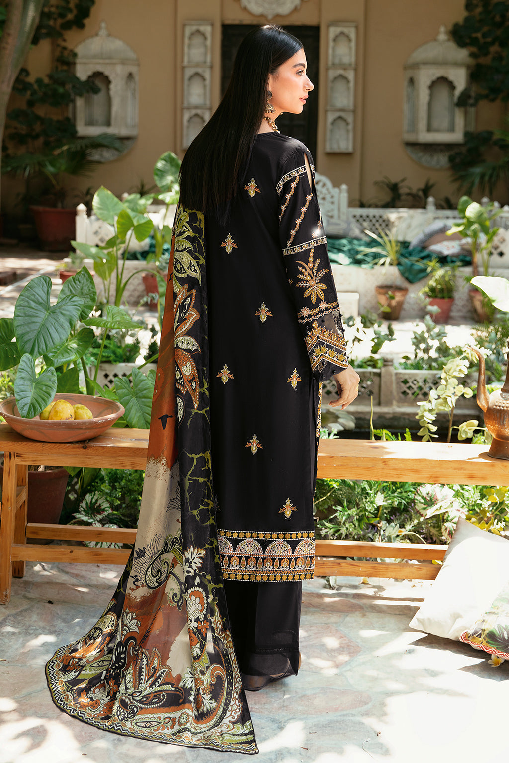 Ramsha | Mashaal Luxury Lawn | L-805 - by - Libasekhas UK - Registered Vendor of : Ramsha - 100% Original Designer Dresss