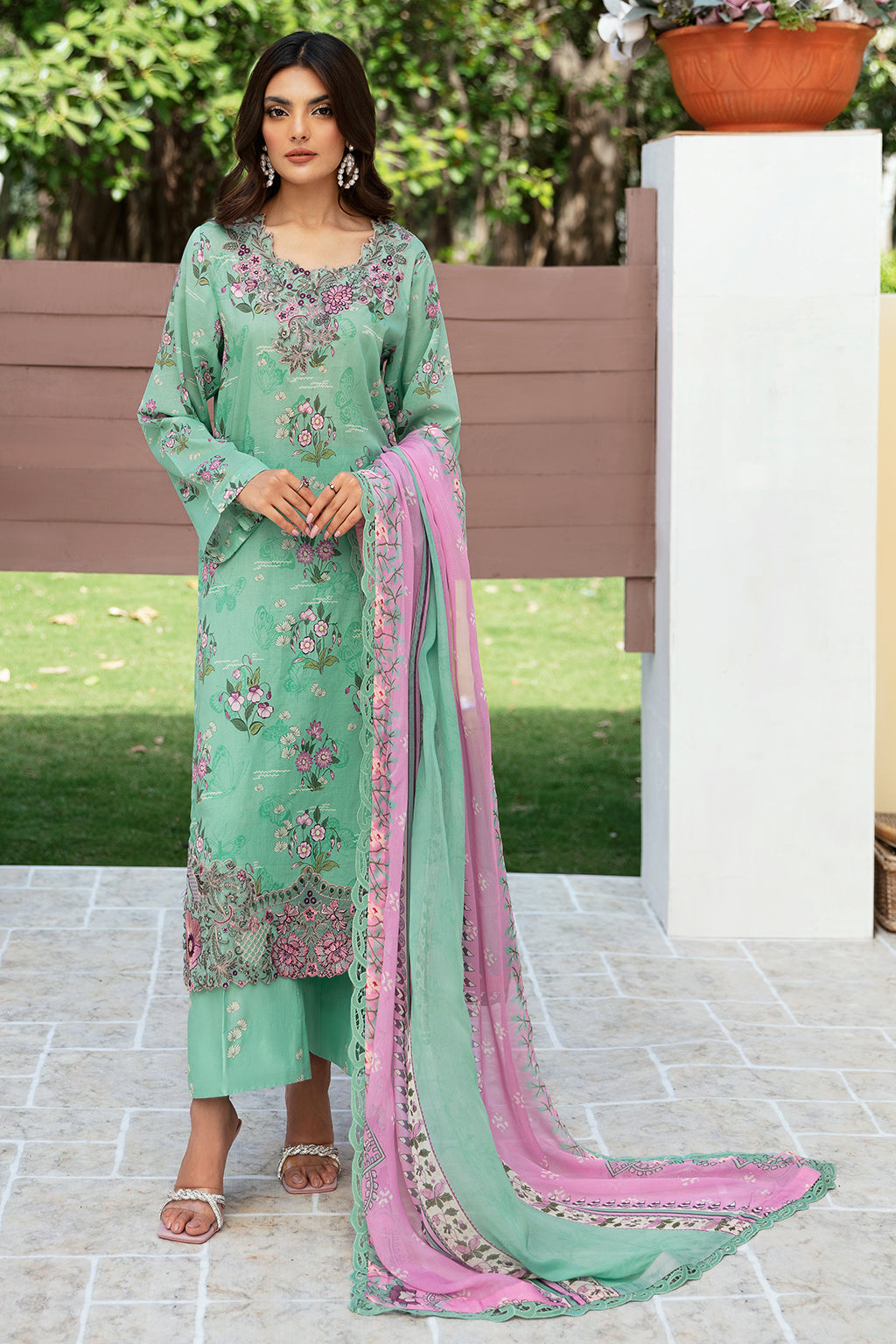 Ramsha | Rangrez Lawn Collection | N-510 - by - Libasekhas UK - Registered Vendor of : Ramsha - 100% Original Designer Dresss