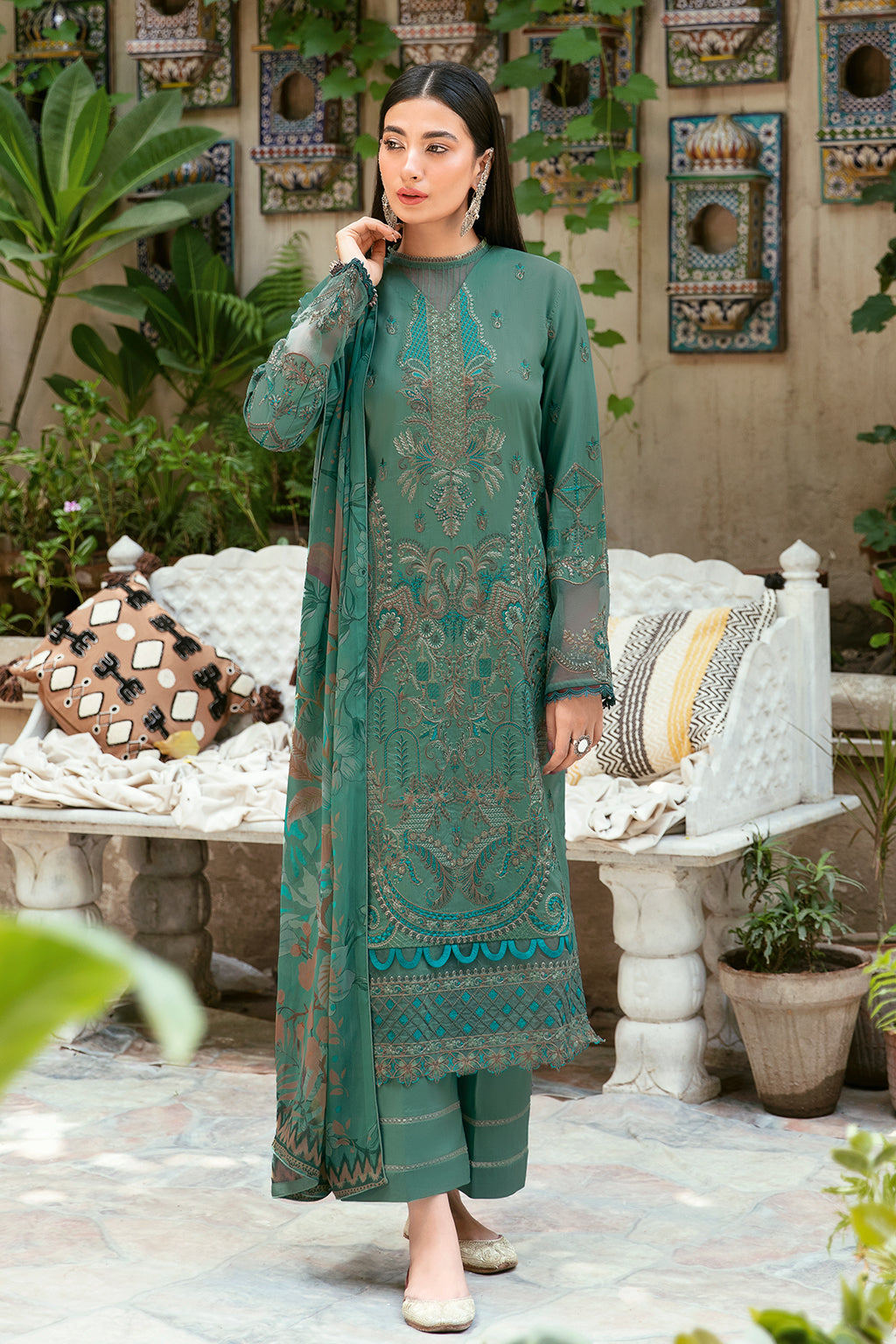 Ramsha | Luxury Lawn 24 | L-804 - by - Libasekhas UK - Registered Vendor of : Ramsha - 100% Original Designer Dresss
