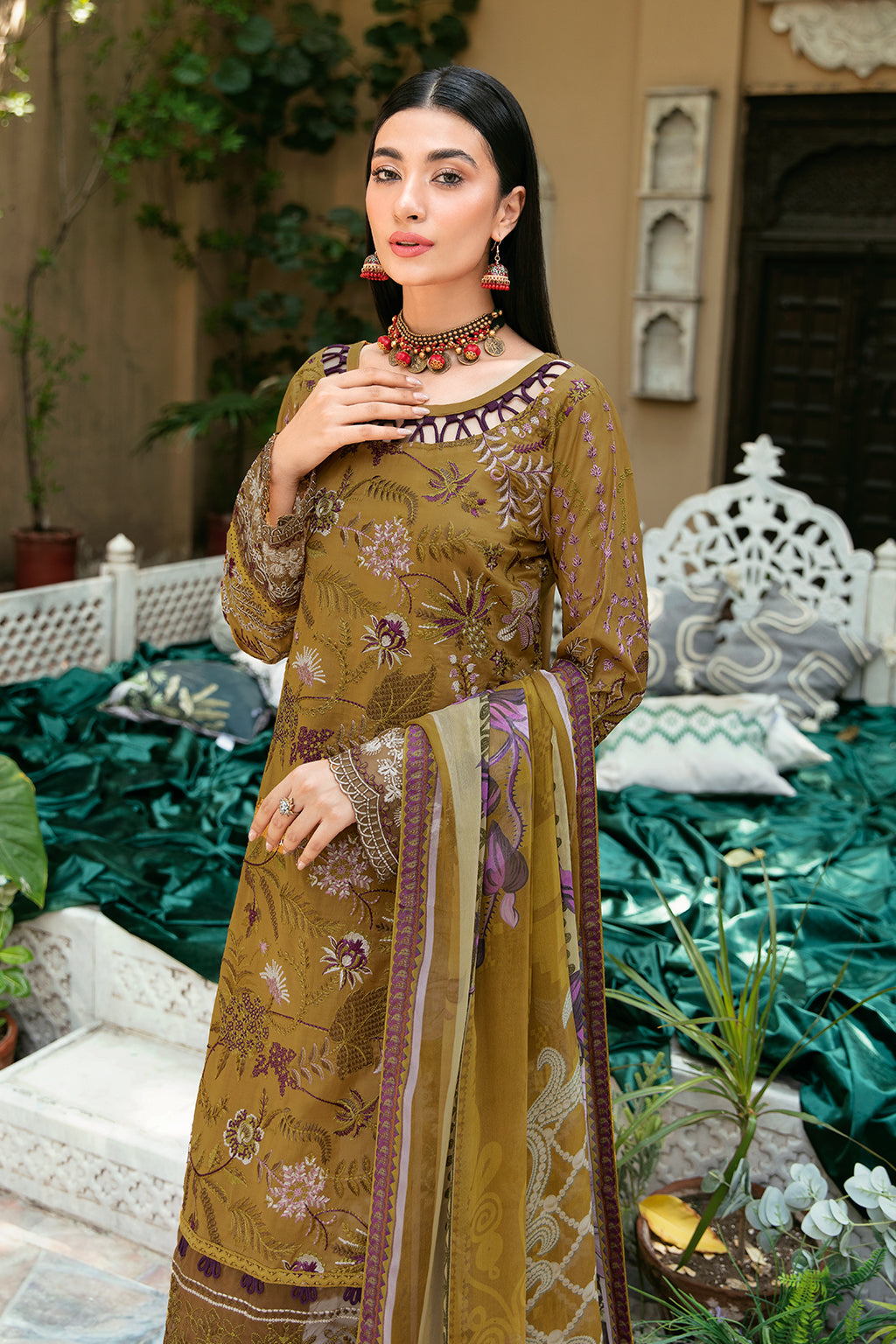 Ramsha | Luxury Lawn 24 | L-808 - by - Libasekhas UK - Registered Vendor of : Ramsha - 100% Original Designer Dresss