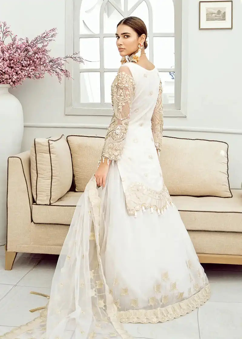 Akbar Aslam | Formal Collection | Snow Drop - by - Libasekhas UK - Registered Vendor of : Akbar Aslam - 100% Original Designer Dresss