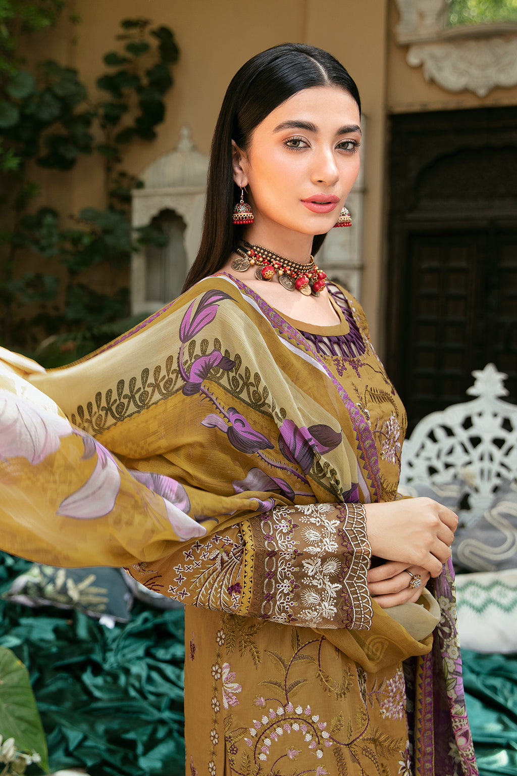 Ramsha | Luxury Lawn 24 | L-808 - by - Libasekhas UK - Registered Vendor of : Ramsha - 100% Original Designer Dresss