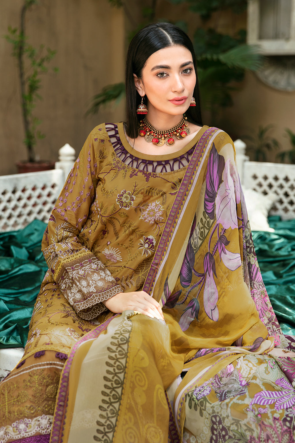 Ramsha | Luxury Lawn 24 | L-808 - by - Libasekhas UK - Registered Vendor of : Ramsha - 100% Original Designer Dresss