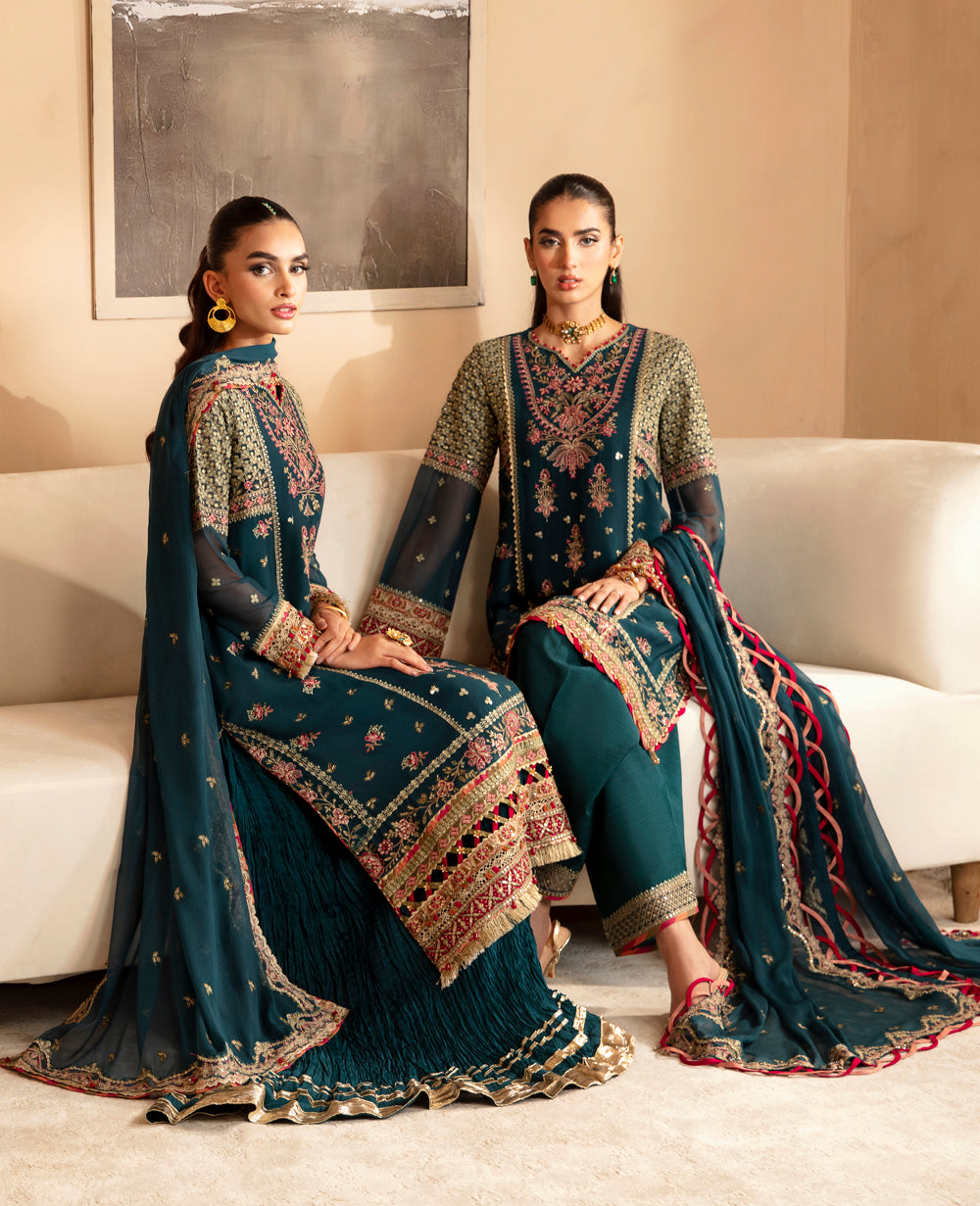 Xenia Formals | Raahi Luxury Formals | NEHMAT - by - Libasekhas UK - Registered Vendor of : Xenia Formals - 100% Original Designer Dresss