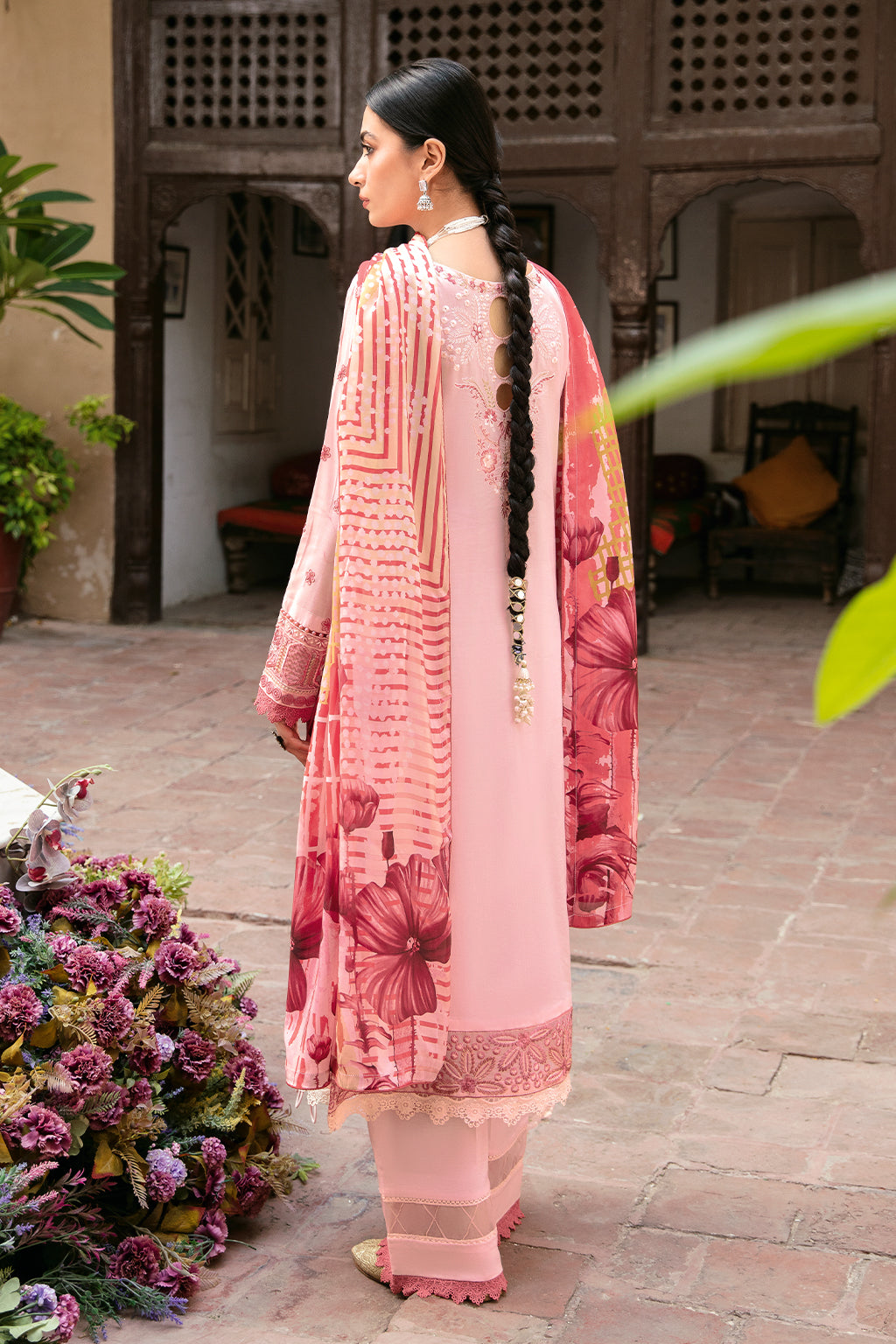 Ramsha | Mashaal Luxury Lawn | L-806 - by - Libasekhas UK - Registered Vendor of : Ramsha - 100% Original Designer Dresss