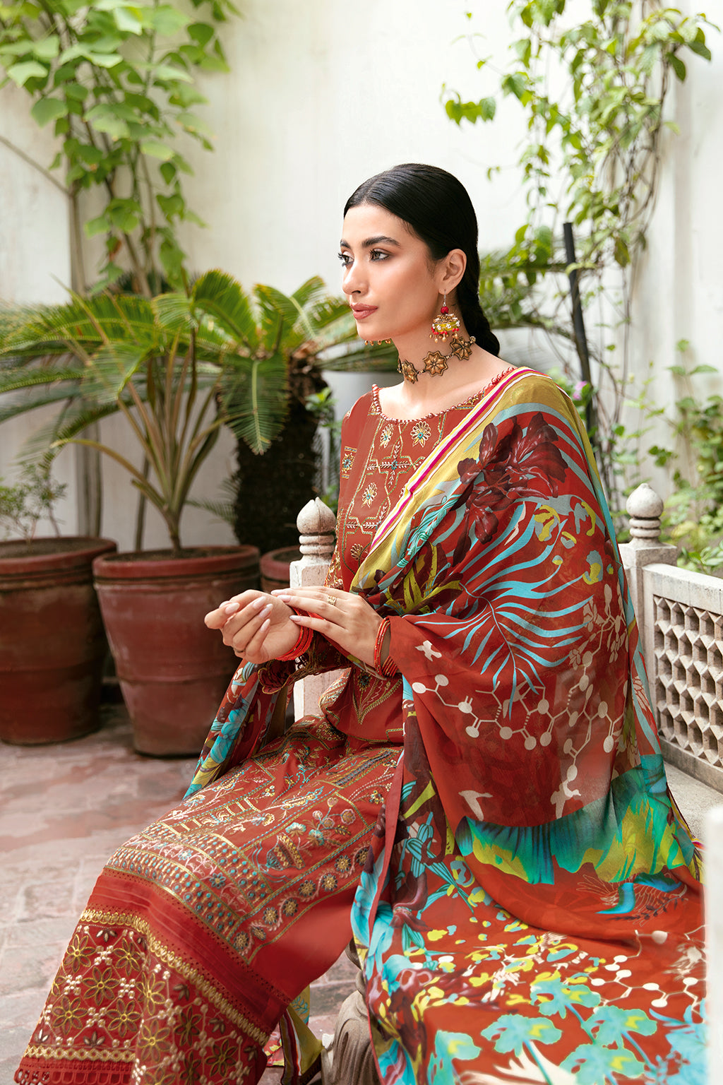 Ramsha | Mashaal Luxury Lawn | L-810 - by - Libasekhas UK - Registered Vendor of : Ramsha - 100% Original Designer Dresss