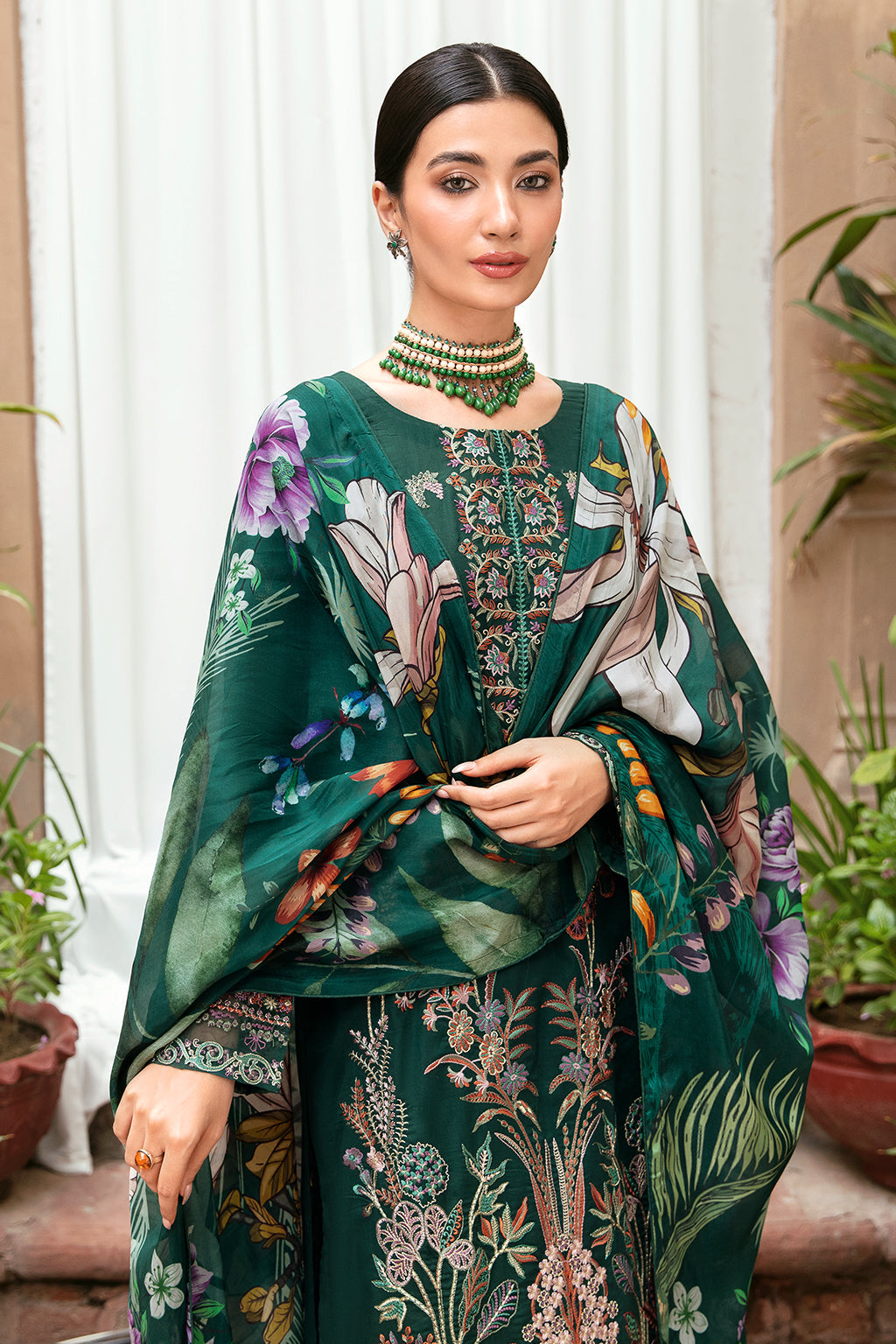 Ramsha | Mashaal Luxury Lawn | L-801 - by - Libasekhas UK - Registered Vendor of : Ramsha - 100% Original Designer Dresss