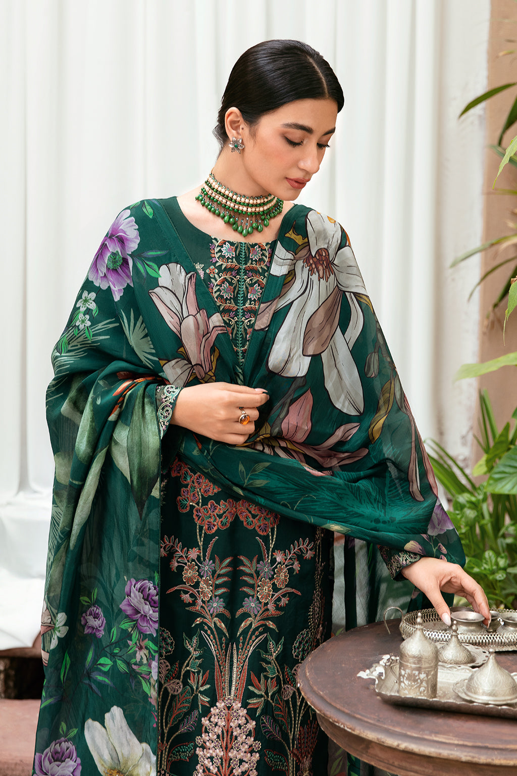 Ramsha | Mashaal Luxury Lawn | L-801 - by - Libasekhas UK - Registered Vendor of : Ramsha - 100% Original Designer Dresss