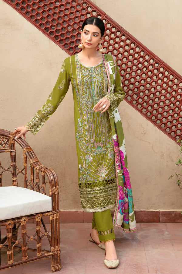 Ramsha | Luxury Lawn 24 | L-807 - by - Libasekhas UK - Registered Vendor of : Ramsha - 100% Original Designer Dresss