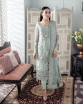 Gulaal | Wedding Formals | Zeba Embroidered Net 3-Piece Suit WS-21 - by - Libasekhas UK - Registered Vendor of : Gulaal - 100% Original Designer Dresss