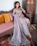 Gulaal | Wedding Formals | NAAZ EMBROIDERED NET 3-PIECE SUIT WS-09 - by - Libasekhas UK - Registered Vendor of : Gulaal - 100% Original Designer Dresss