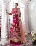 Gulaal | Wedding Formals | CHAMELI EMBROIDERED NET 3-PIECE SUIT WS-10 - by - Libasekhas UK - Registered Vendor of : Gulaal - 100% Original Designer Dresss