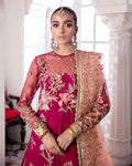 Gulaal | Wedding Formals | CHAMELI EMBROIDERED NET 3-PIECE SUIT WS-10 - by - Libasekhas UK - Registered Vendor of : Gulaal - 100% Original Designer Dresss
