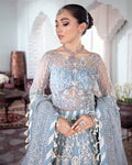 Gulaal | Wedding Formals | Mehnaaz Embroidered Net 3-Piece Suit WS-13 - by - Libasekhas UK - Registered Vendor of : Gulaal - 100% Original Designer Dresss