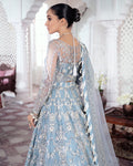 Gulaal | Wedding Formals | Mehnaaz Embroidered Net 3-Piece Suit WS-13 - by - Libasekhas UK - Registered Vendor of : Gulaal - 100% Original Designer Dresss