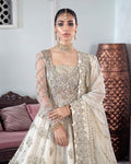 Gulaal | Wedding Formals | MEERAL EMBROIDERED NET 3-PIECE SUIT WS-22 - by - Libasekhas UK - Registered Vendor of : Gulaal - 100% Original Designer Dresss