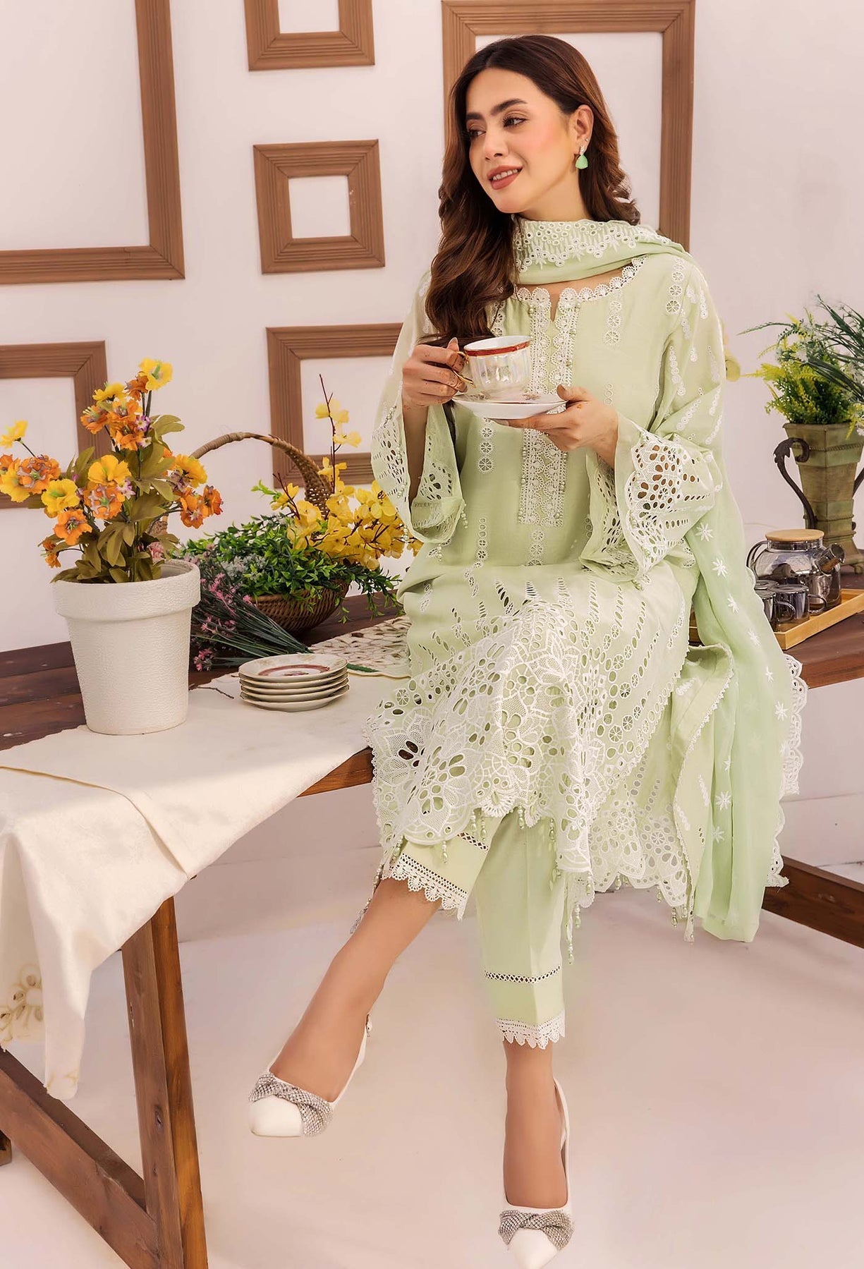 Adans Libas | Stella Chikankari 25 | 1021 - by - Libasekhas UK - Registered Vendor of : Adans Libas - 100% Original Designer Dresss