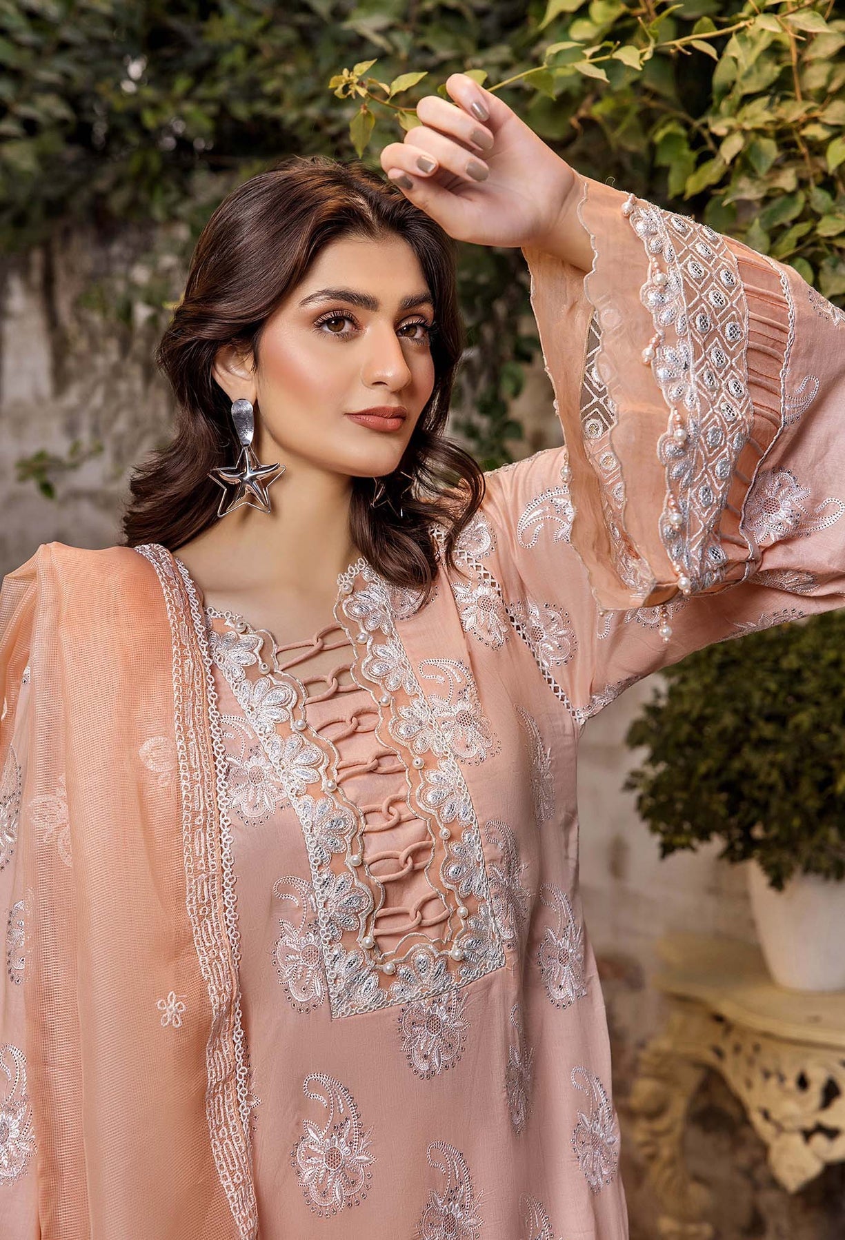 Adans Libas | Chikankari 25 | 4773 - by - Libasekhas UK - Registered Vendor of : Adans Libas - 100% Original Designer Dresss