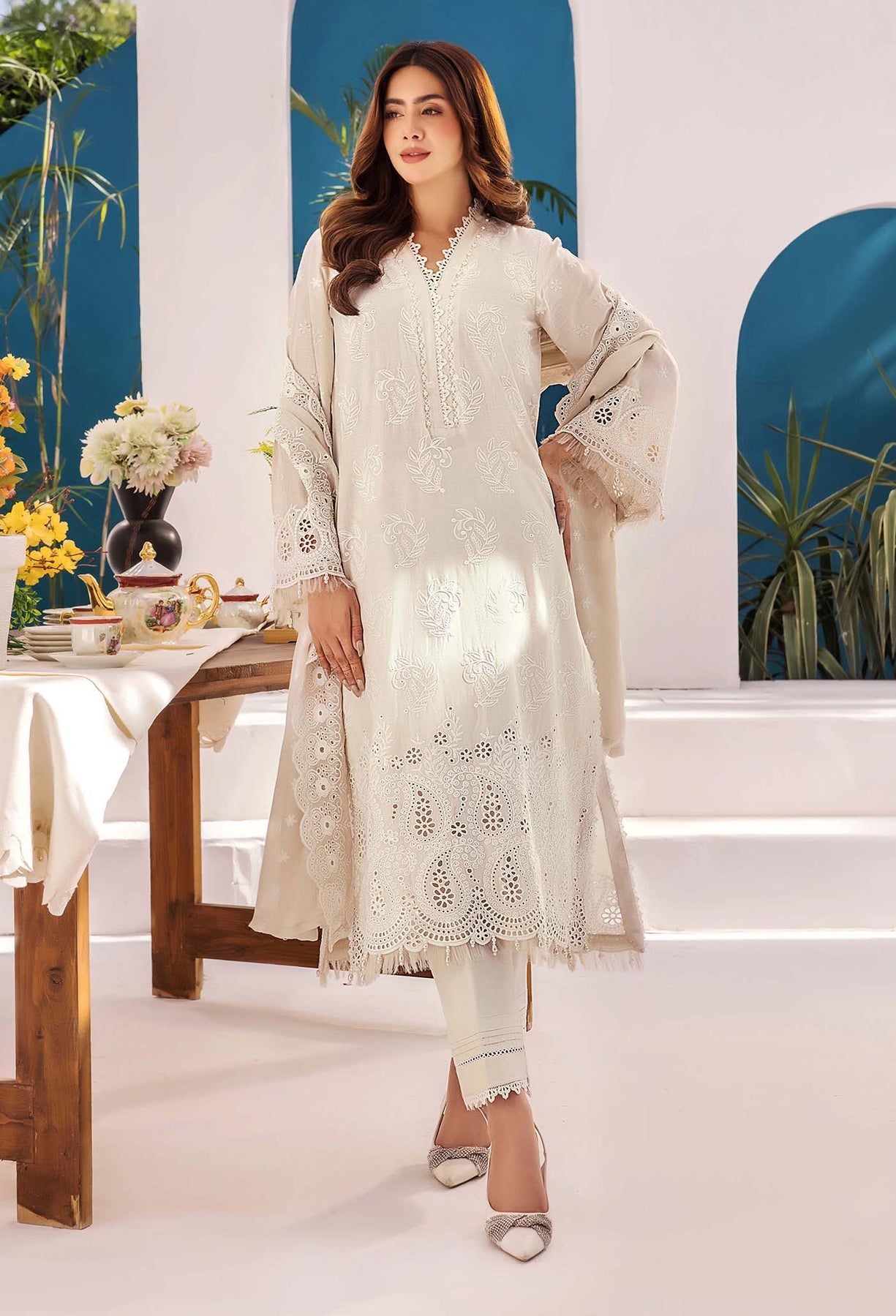 Adans Libas | Stella Chikankari 25 | 1024 - by - Libasekhas UK - Registered Vendor of : Adans Libas - 100% Original Designer Dresss