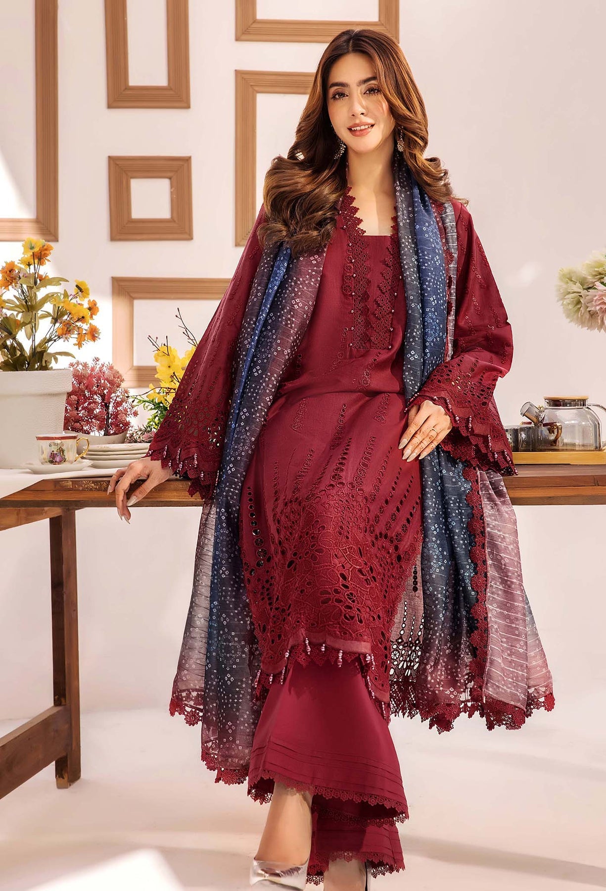 Adans Libas | Stella Chikankari 25 | 1026 - by - Libasekhas UK - Registered Vendor of : Adans Libas - 100% Original Designer Dresss