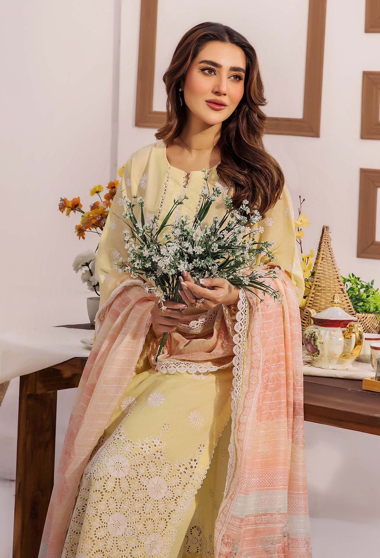 Adans Libas | Stella Chikankari 25 | 1023 - by - Libasekhas UK - Registered Vendor of : Adans Libas - 100% Original Designer Dresss