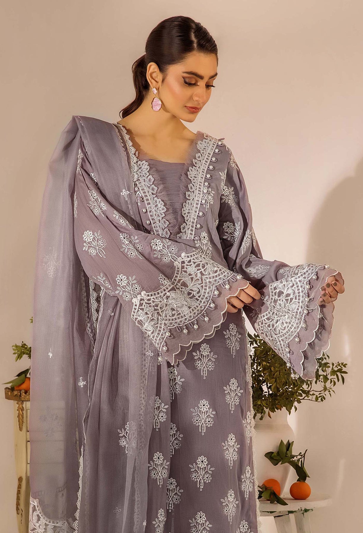Adans Libas | Chikankari 25 | 4777 - by - Libasekhas UK - Registered Vendor of : Adans Libas - 100% Original Designer Dresss