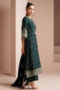 Cross Stitch | Luxe Atelier 25 | EMERALD GRACE - by - Libasekhas UK - Registered Vendor of : Cross Stitch - 100% Original Designer Dresss