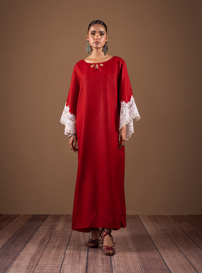 Zainab Chottani | The Kaftan Edit | Radiant Red - by Libasekhas UK - Registered Vendor of : Zainab Chottani - 100% Original Designer Dress