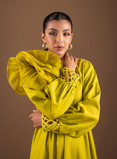 Zainab Chottani | The Kaftan Edit | Lime Rose - by Libasekhas UK - Registered Vendor of : Zainab Chottani - 100% Original Designer Dress