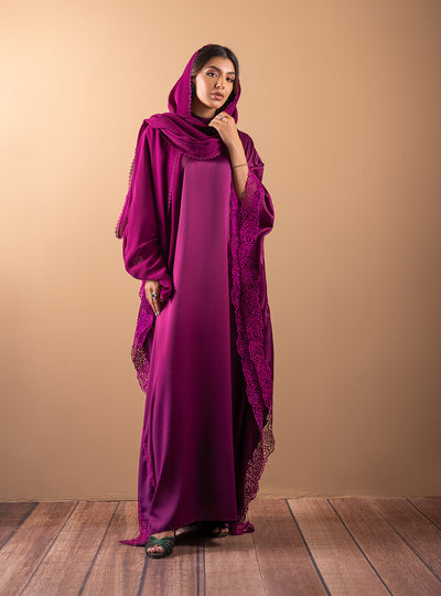 Zainab Chottani | The Kaftan Edit | Plum Flame - by Libasekhas UK - Registered Vendor of : Zainab Chottani - 100% Original Designer Dress